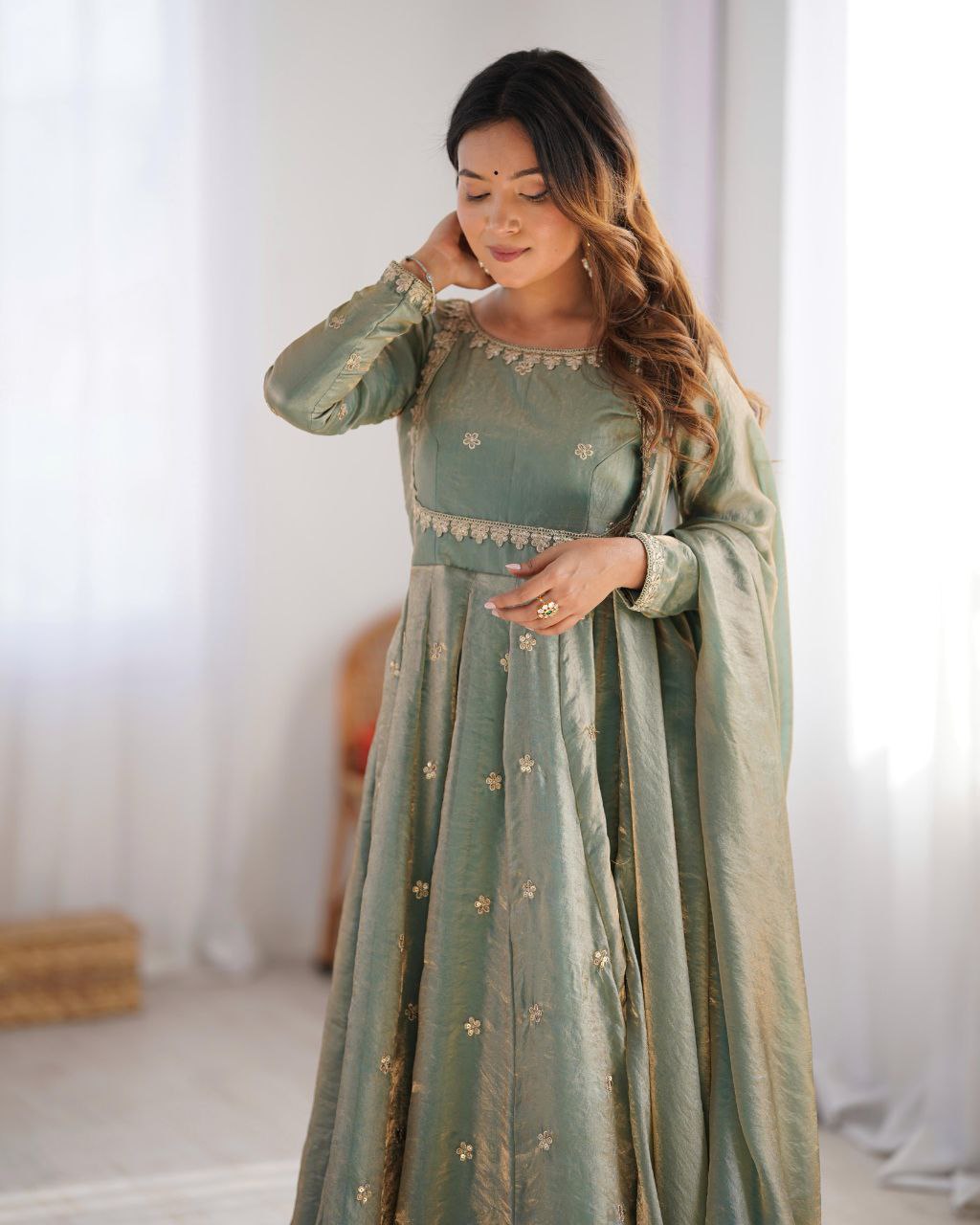 Fandy Silk Gown