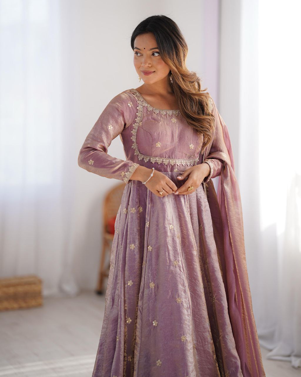 Fandy Silk Gown