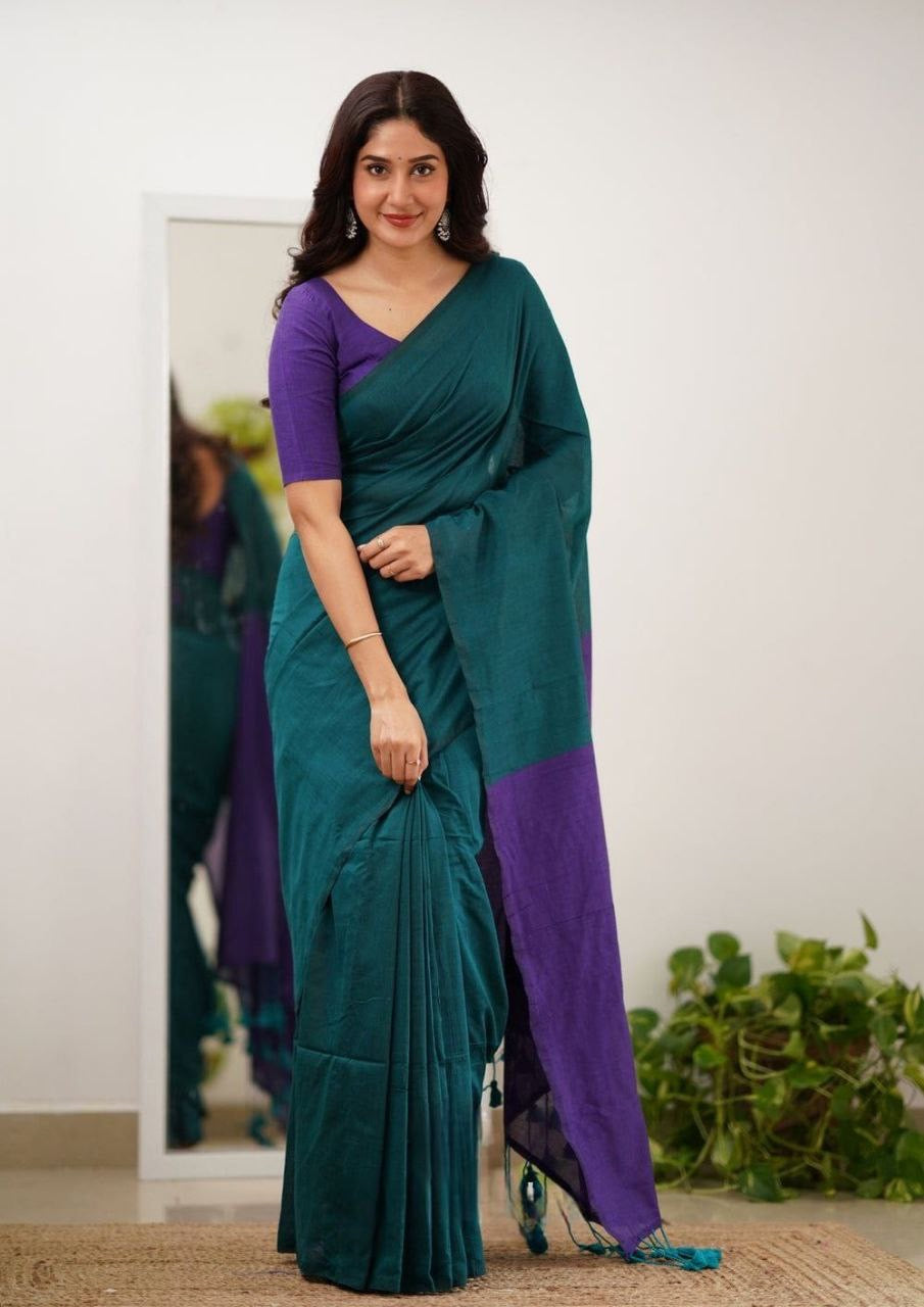 khadi cotton saree