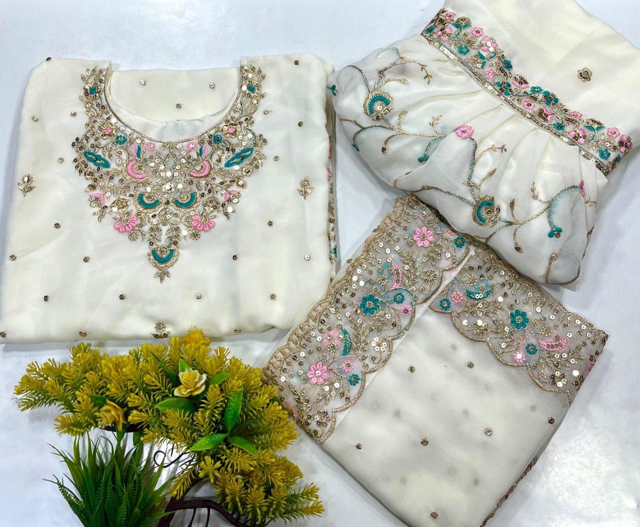 SHARARA SET IN GEORGETTE