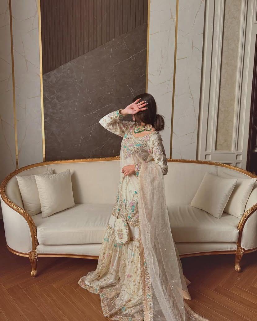 SHARARA SET IN GEORGETTE
