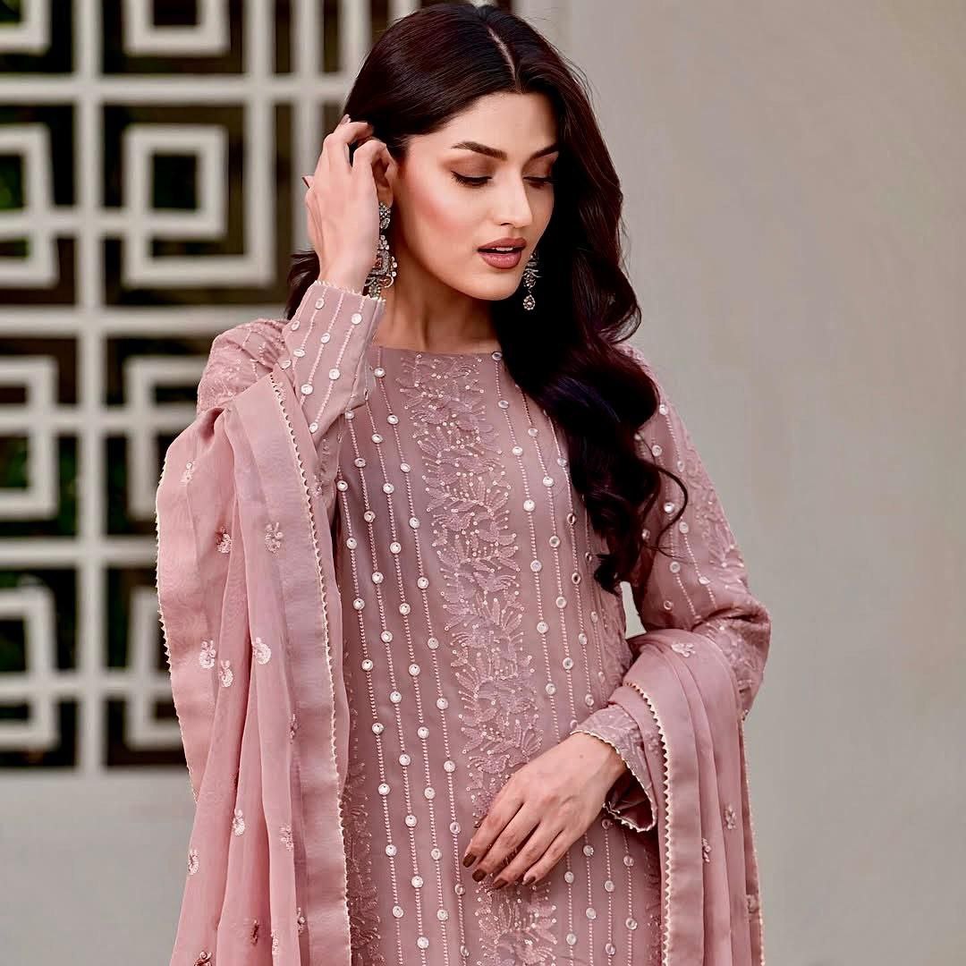 Đěsigner Party Wear Top Plazzo & Dupatta Set