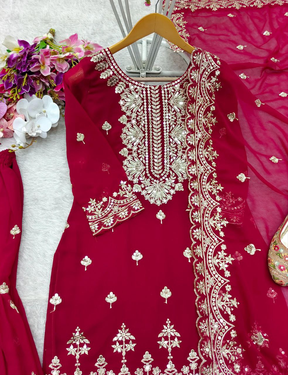 Top-Sarara and Dupatta Set