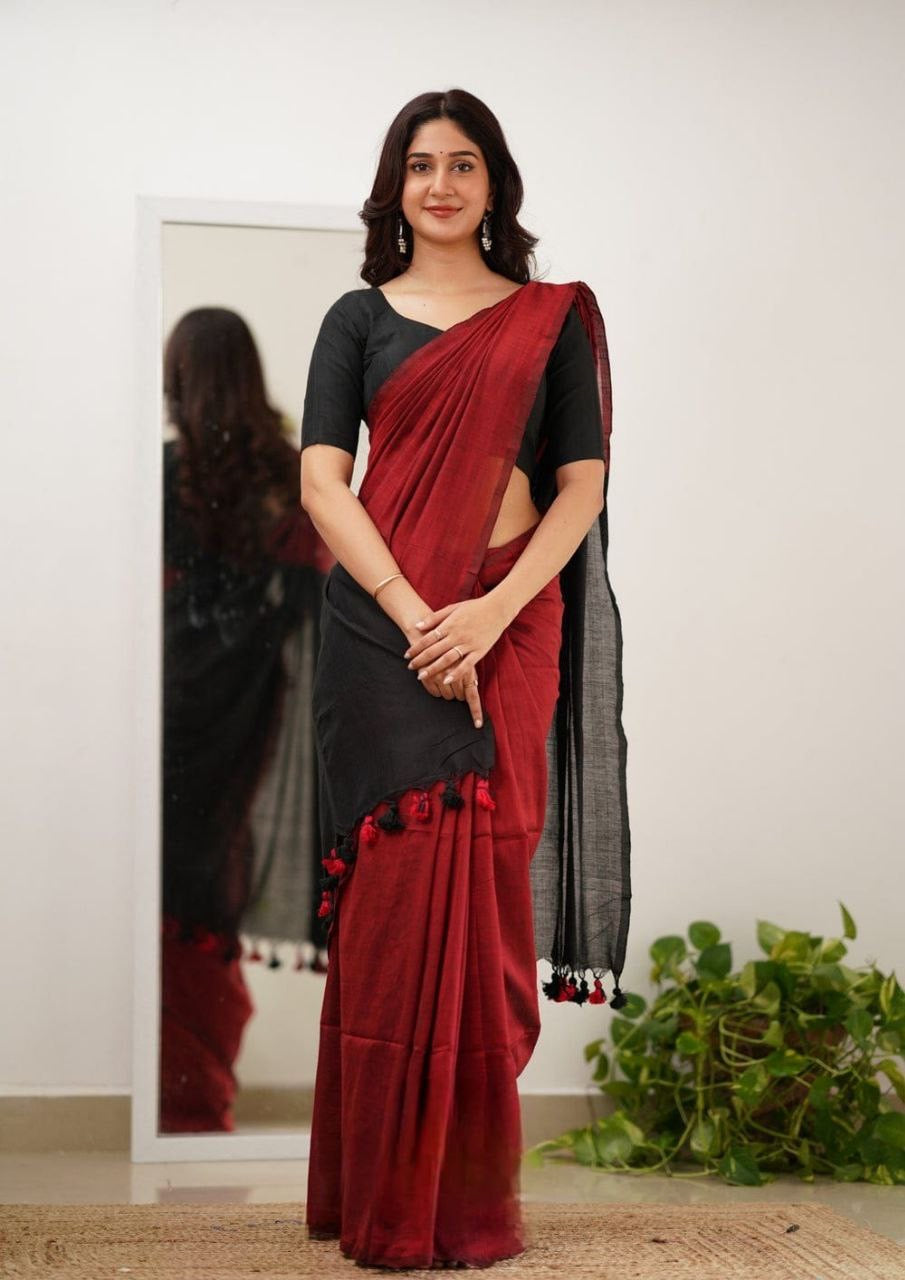 khadi cotton saree