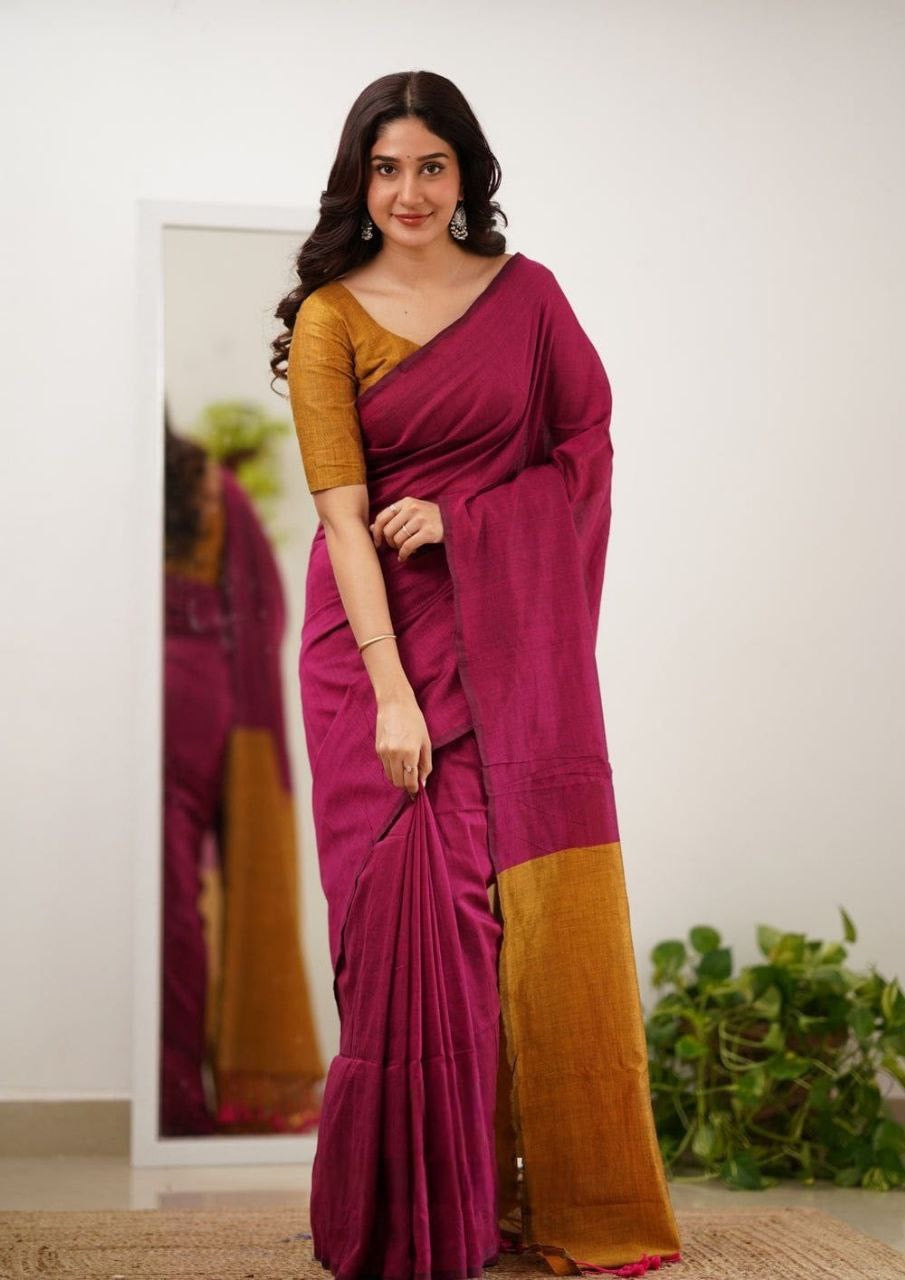 khadi cotton saree