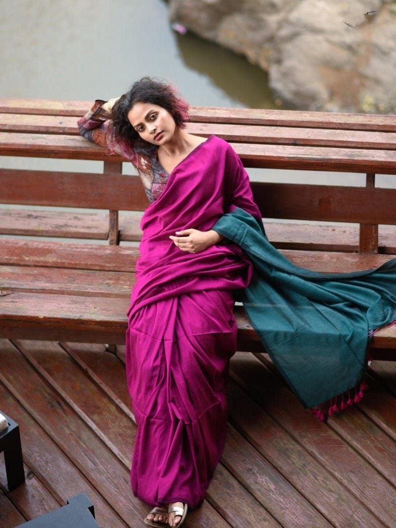 khadi cotton saree