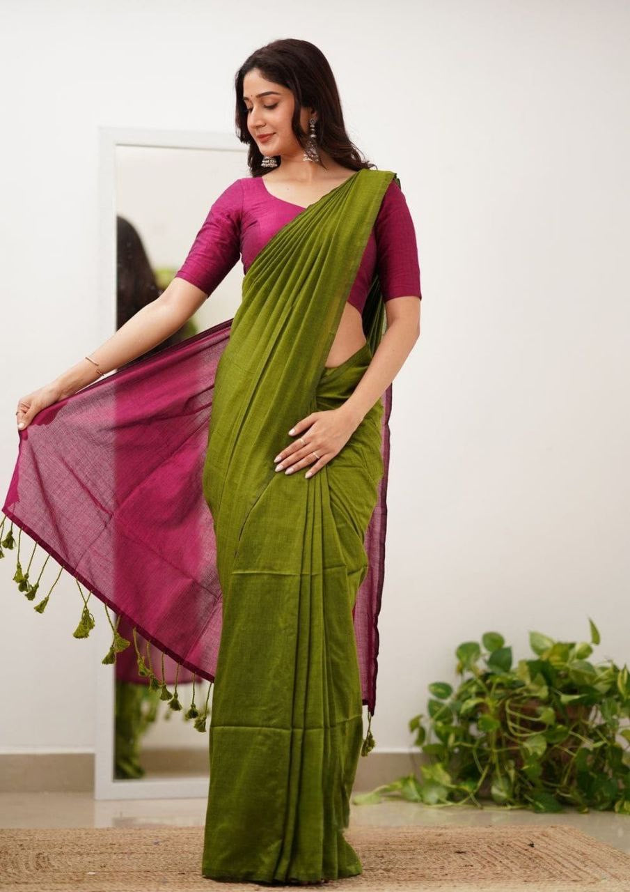 khadi cotton saree