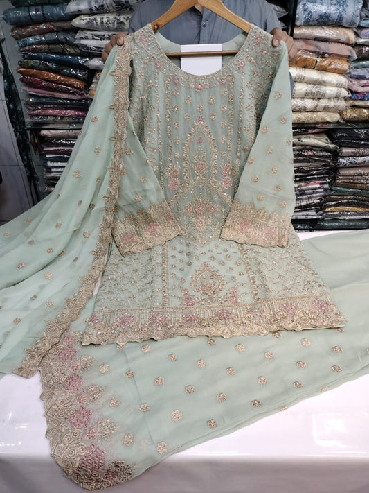 Fancy Handmade Pakistani 3pcs