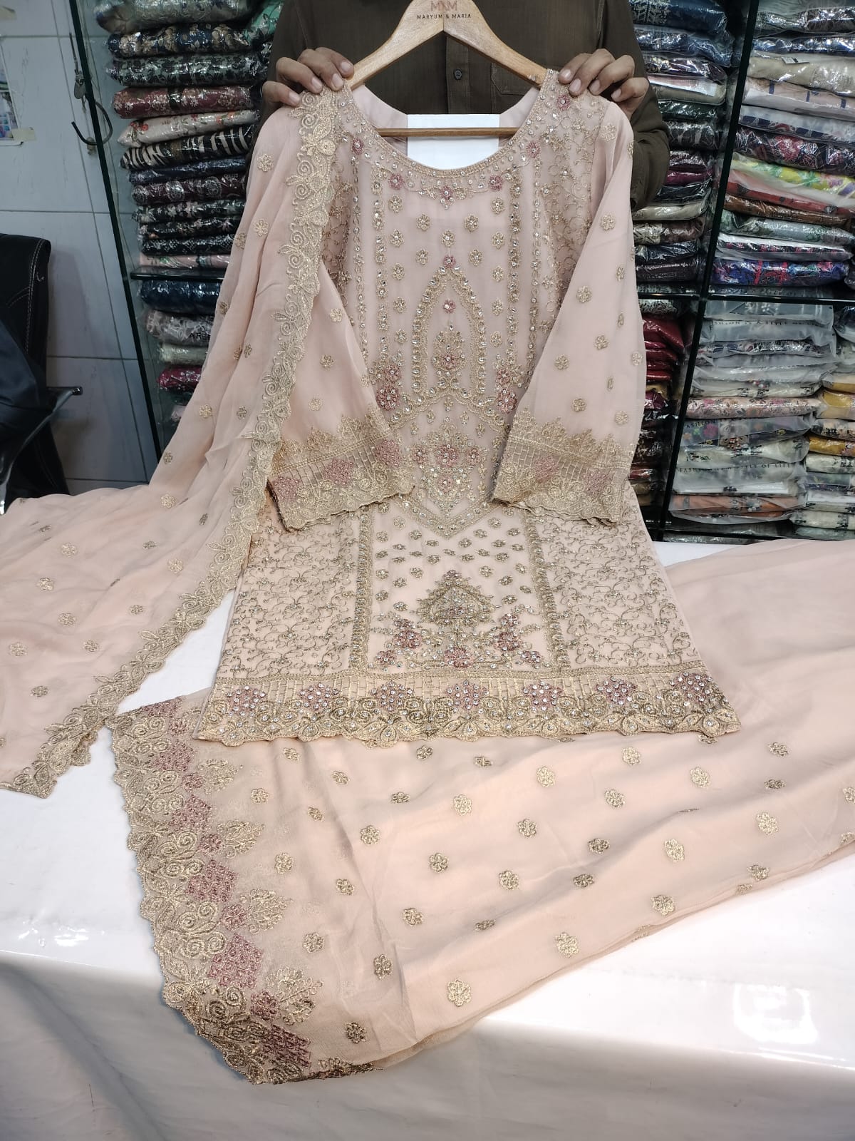 Fancy Handmade Pakistani 3pcs