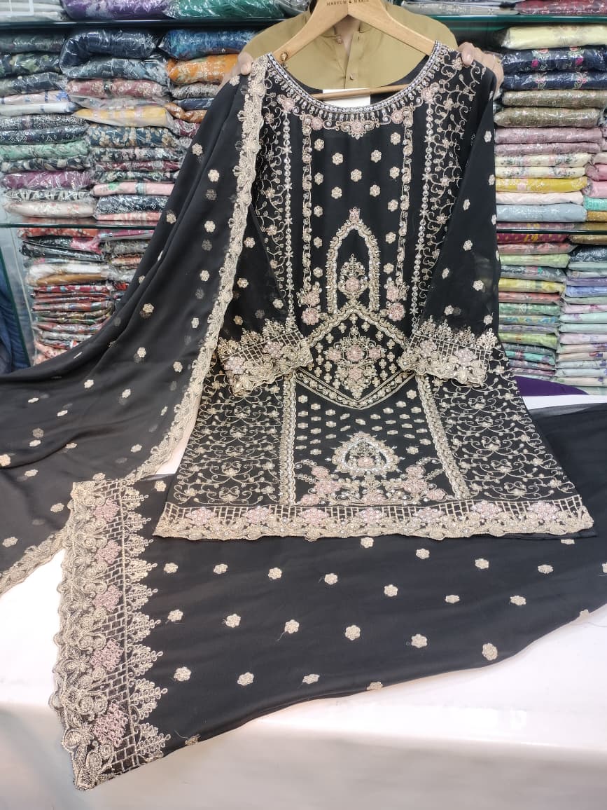 Fancy Handmade Pakistani 3pcs