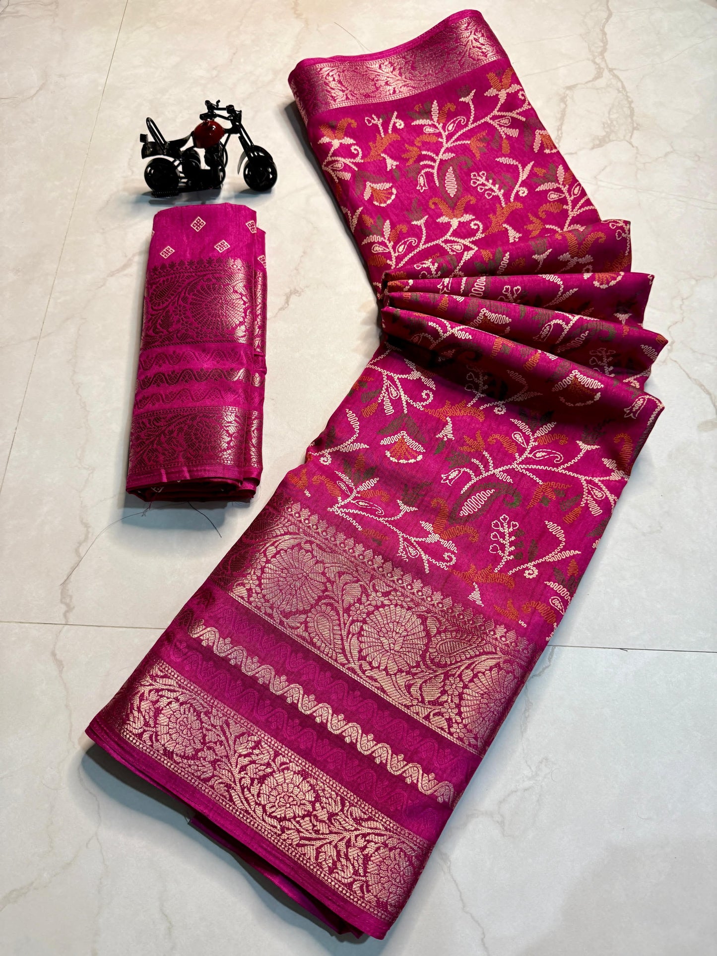 Premium flower super hit popular premium saree