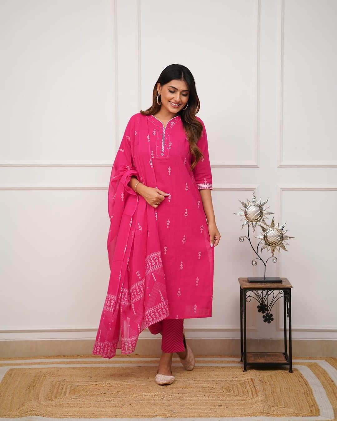 Cotton fabric Kurti with Pant