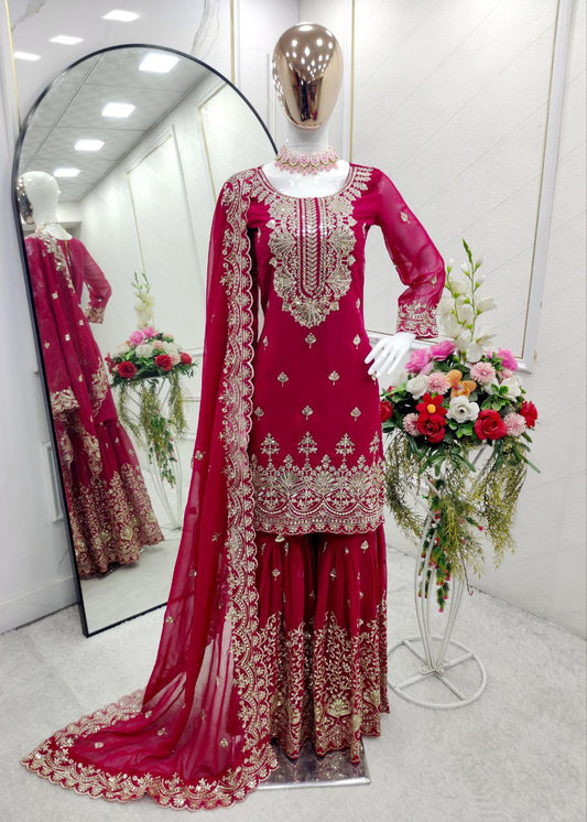Top-Sarara and Dupatta Set